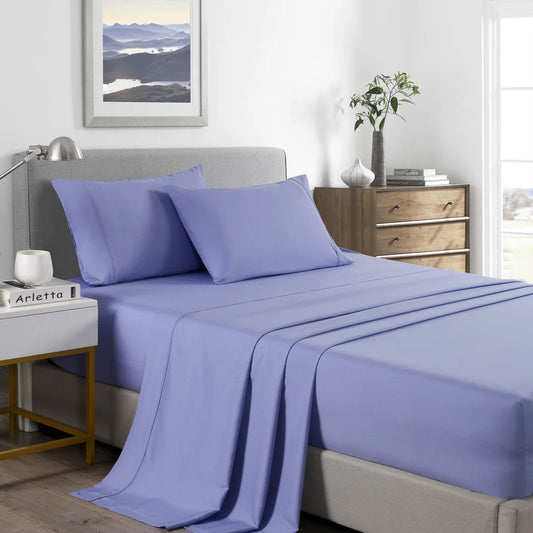 Sheet Set Bamboo Cooling 2000TC - King Mid Blue - Royal Comfort