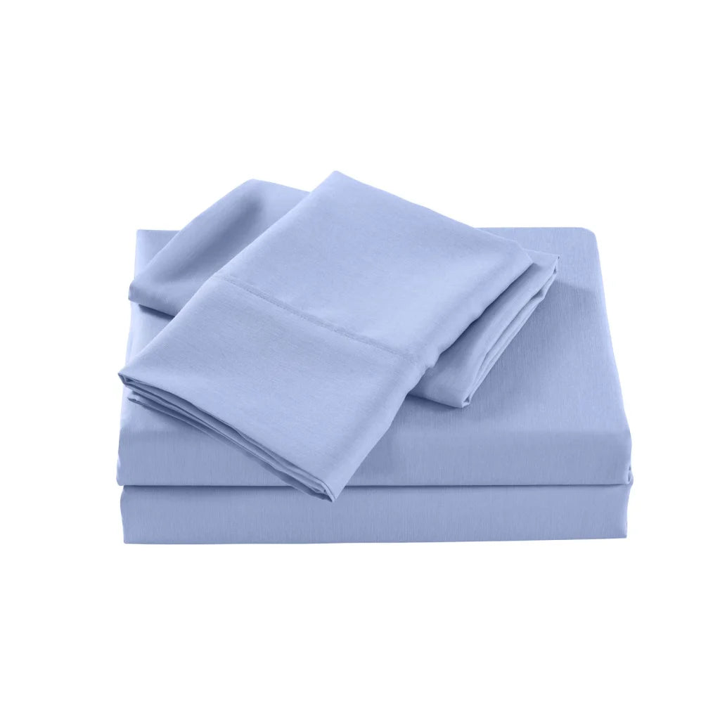Sheet Set Bamboo Cooling 2000TC - Queen Light Blue - Royal Comfort