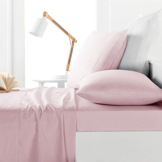 Sheet Set Belmondo 225TC Blush King 186