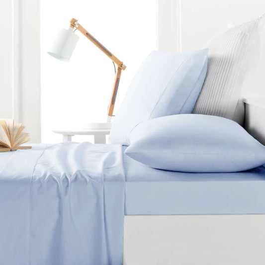 Sheet Set Belmondo 225TC Light Blue King 803