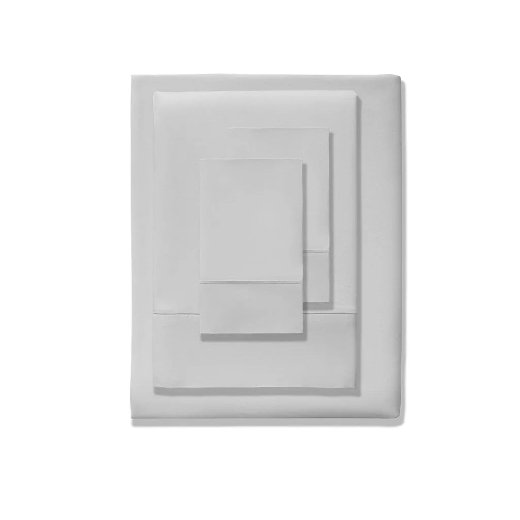 Sheet Set King 400TC Grey Bamboo Cotton 40cm Wall