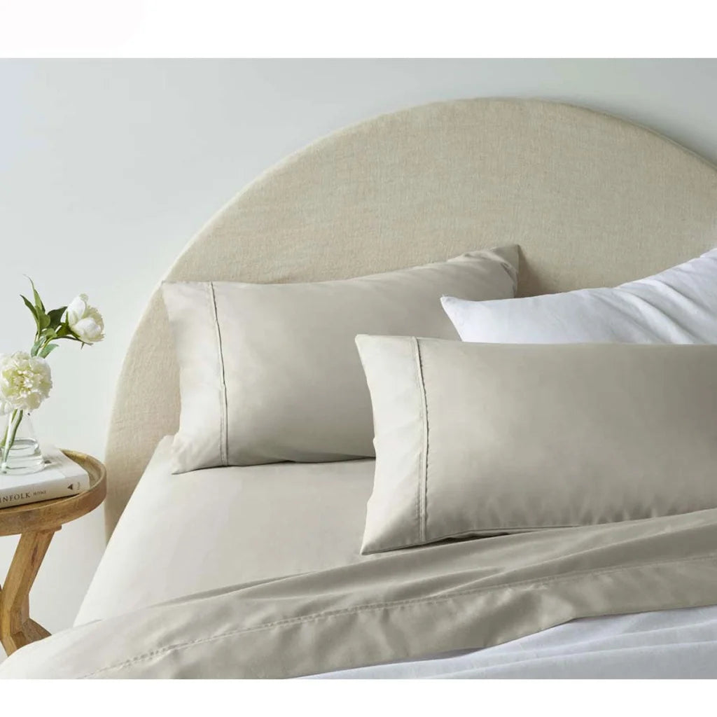 Sheet Set King Accessorize 1900TC Cotton Rich Almond - Home