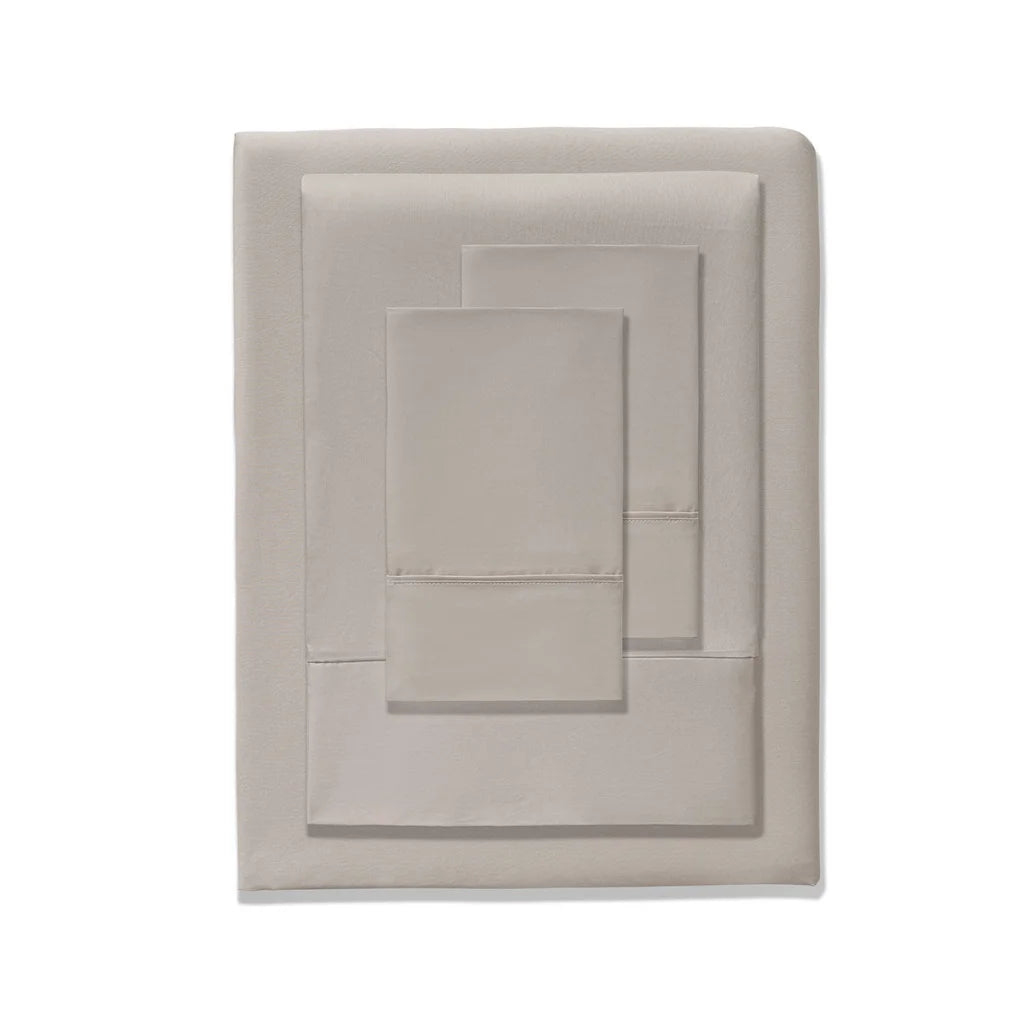 Sheet Set King Single 400TC Stone Bamboo Cotton 40cm Wall