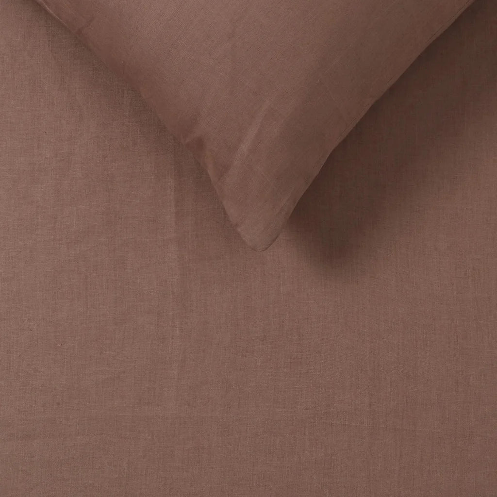 Sheet Set King Vintage Design Homewares Hazelnut 100% Hemp