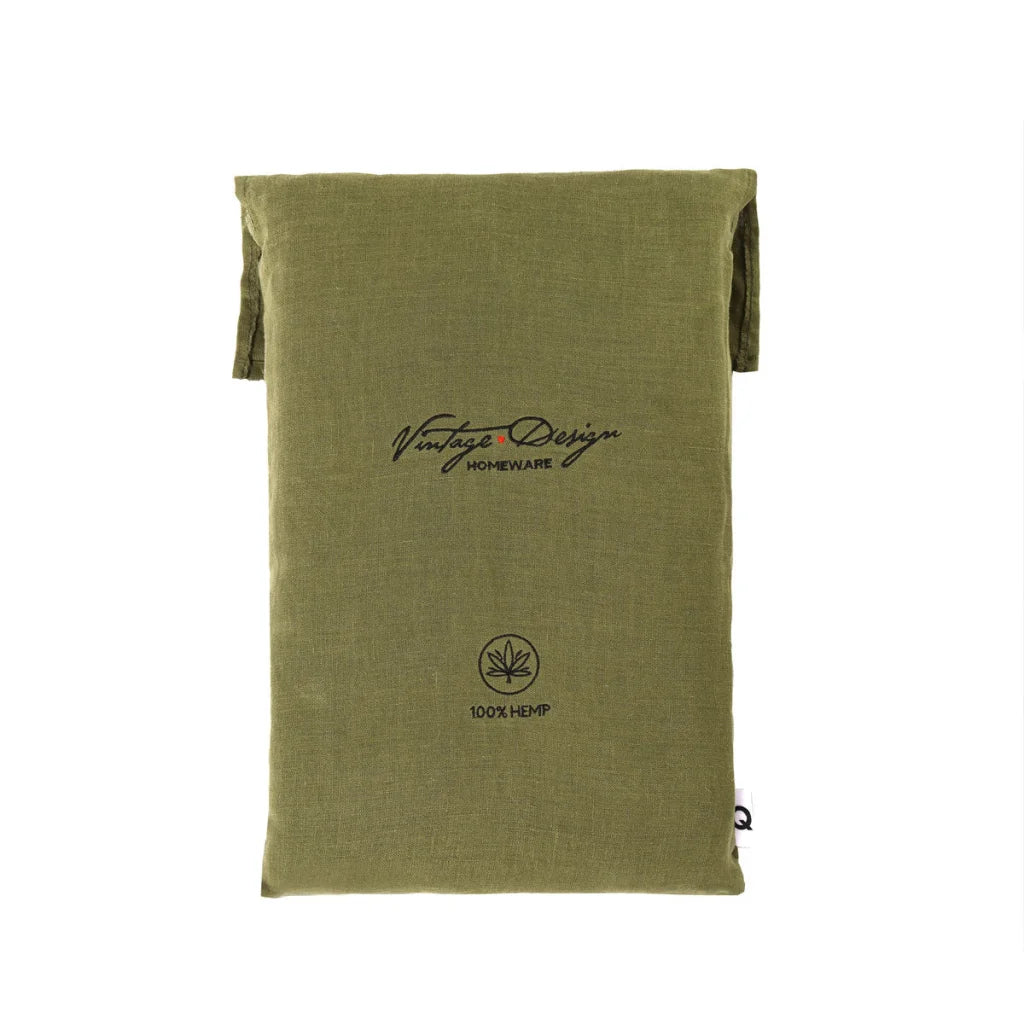 Sheet Set Vintage Design Homewares Hemp Fern - King