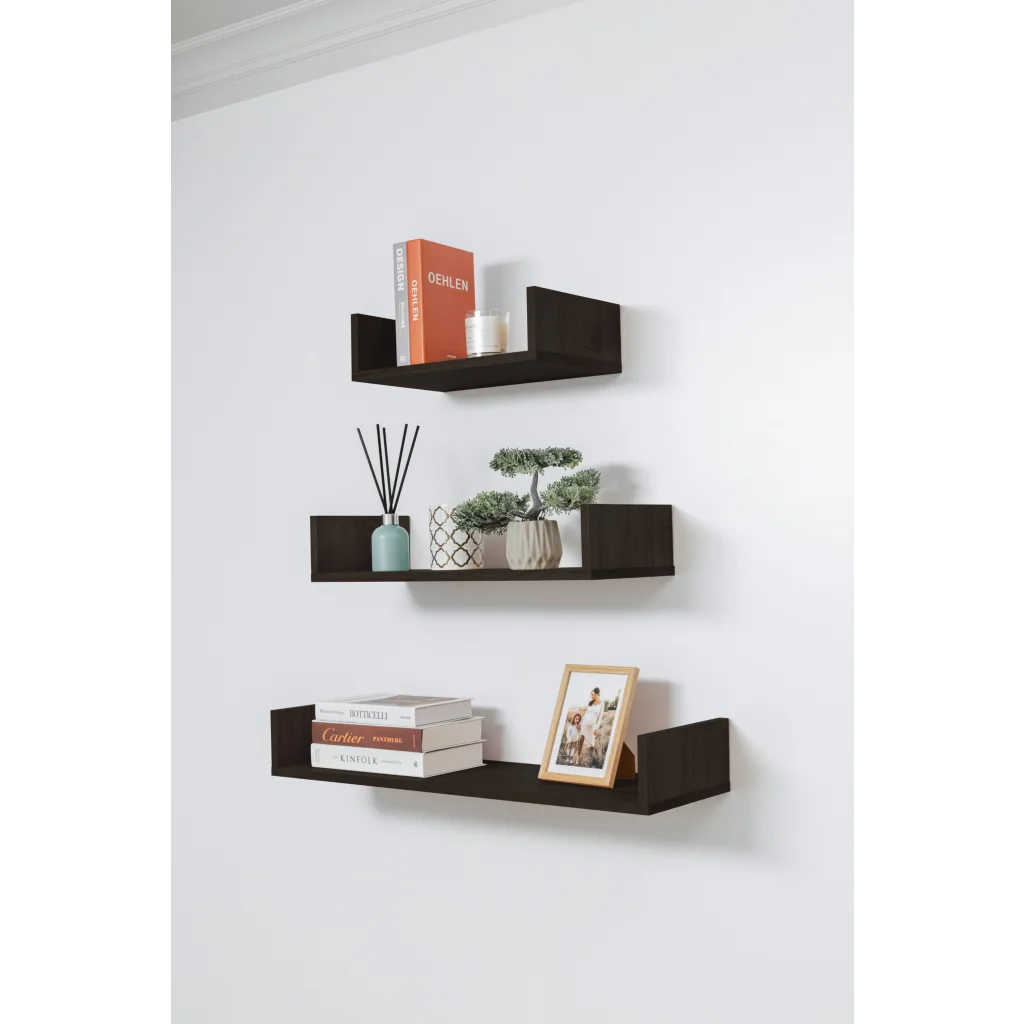 Shelf Kit OSLO Three Piece - Nordic Ash - Home & Garden
