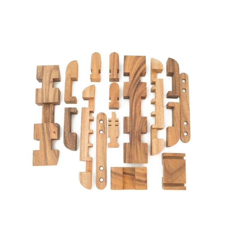 Ship Boat Puzzle - 3D Interlocking Wooden Puzzle - Outdoor