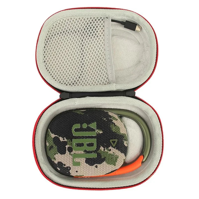 Shockproof Eva Case for Jbl Clip4 Bluetooth Speaker - Black