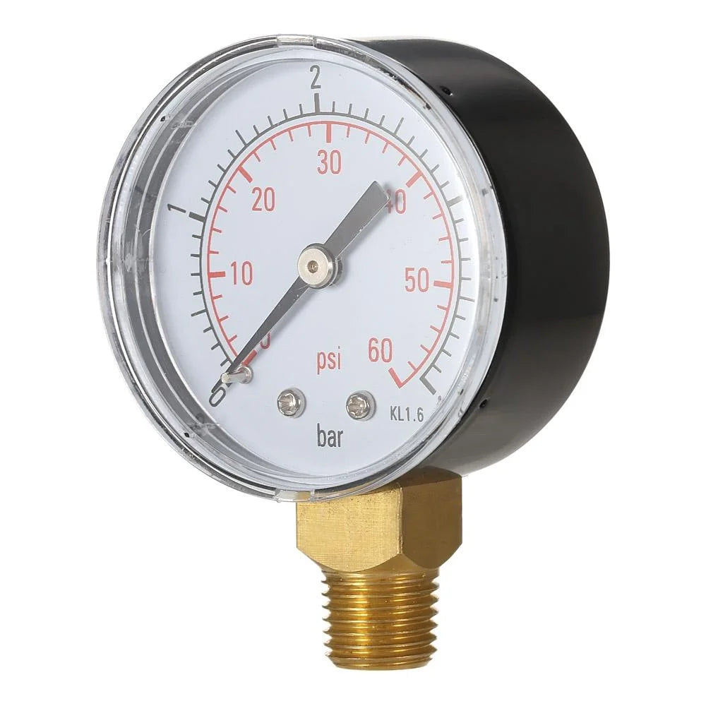 Shockproof Hydraulic Pressure Gauge for Pool Filters