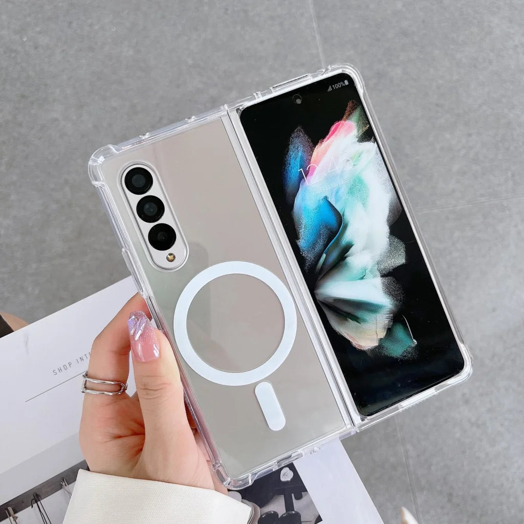 Shockproof Magnetic Case For Samsung Galaxy Z Fold 4 - Slim & Durable-1915197814074380289