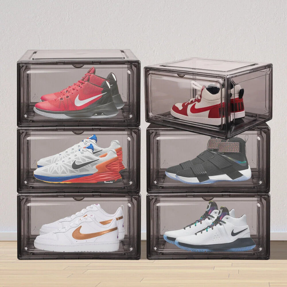 Shoe Box Sneaker Display Storage Case 10Pcs Premium Acrylic
