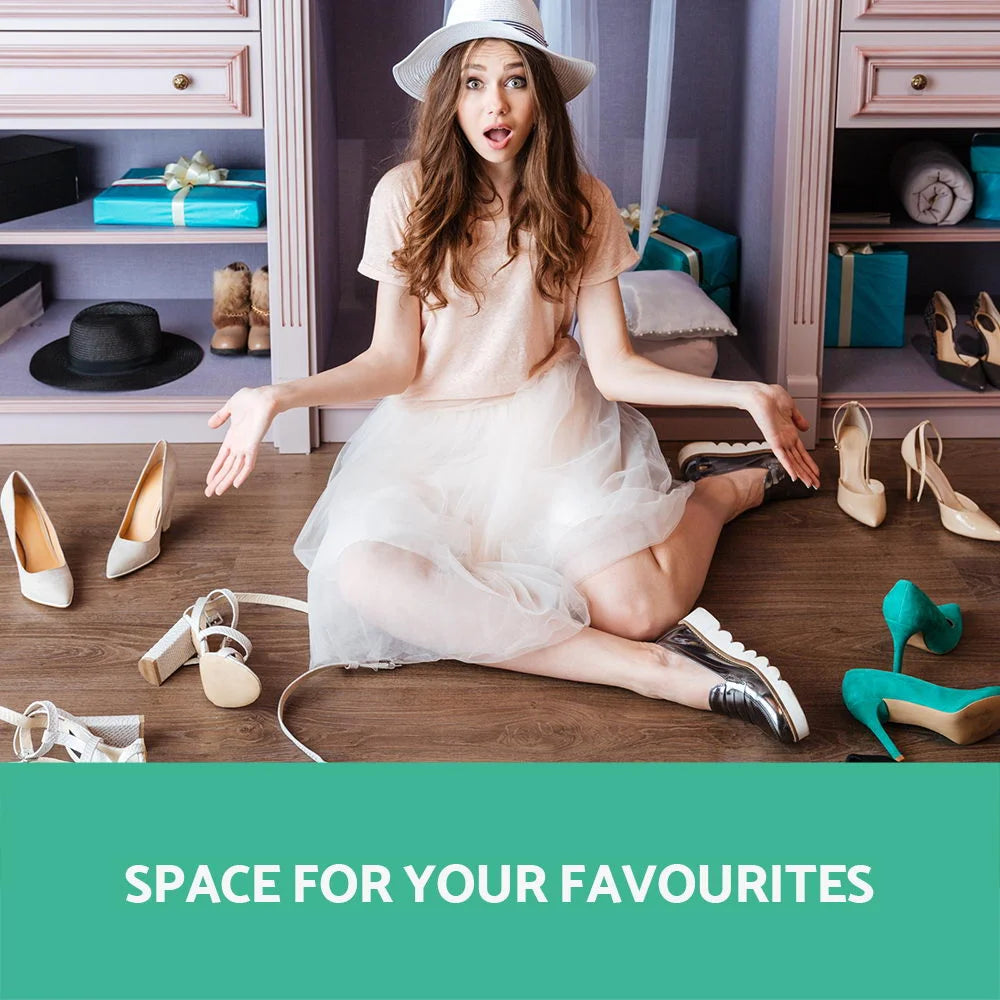 Shoe Cabinet 2-Door White - Storage