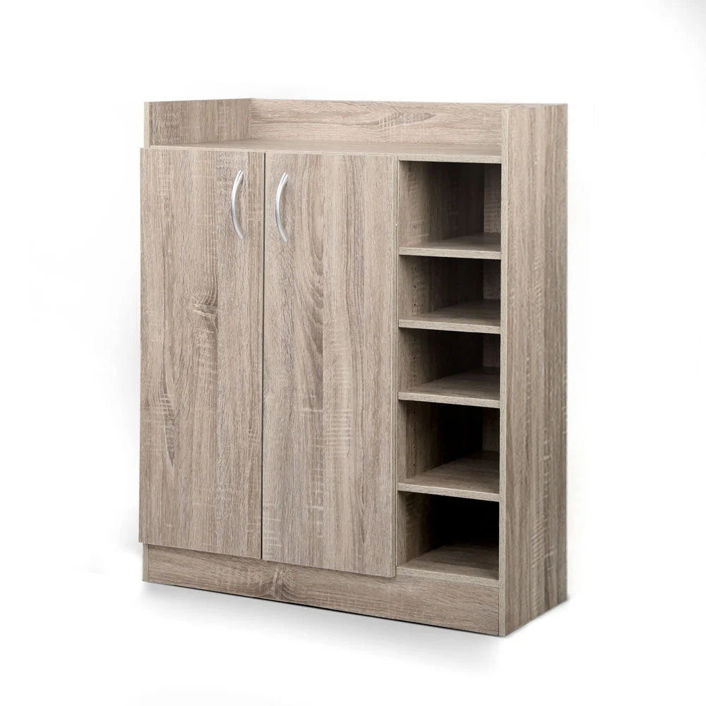 Wood wooden storage cabinet for organised household storage