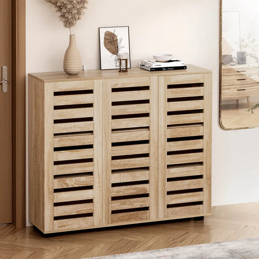 Shoe Cabinet Adjustable Shelf for 30 Pairs