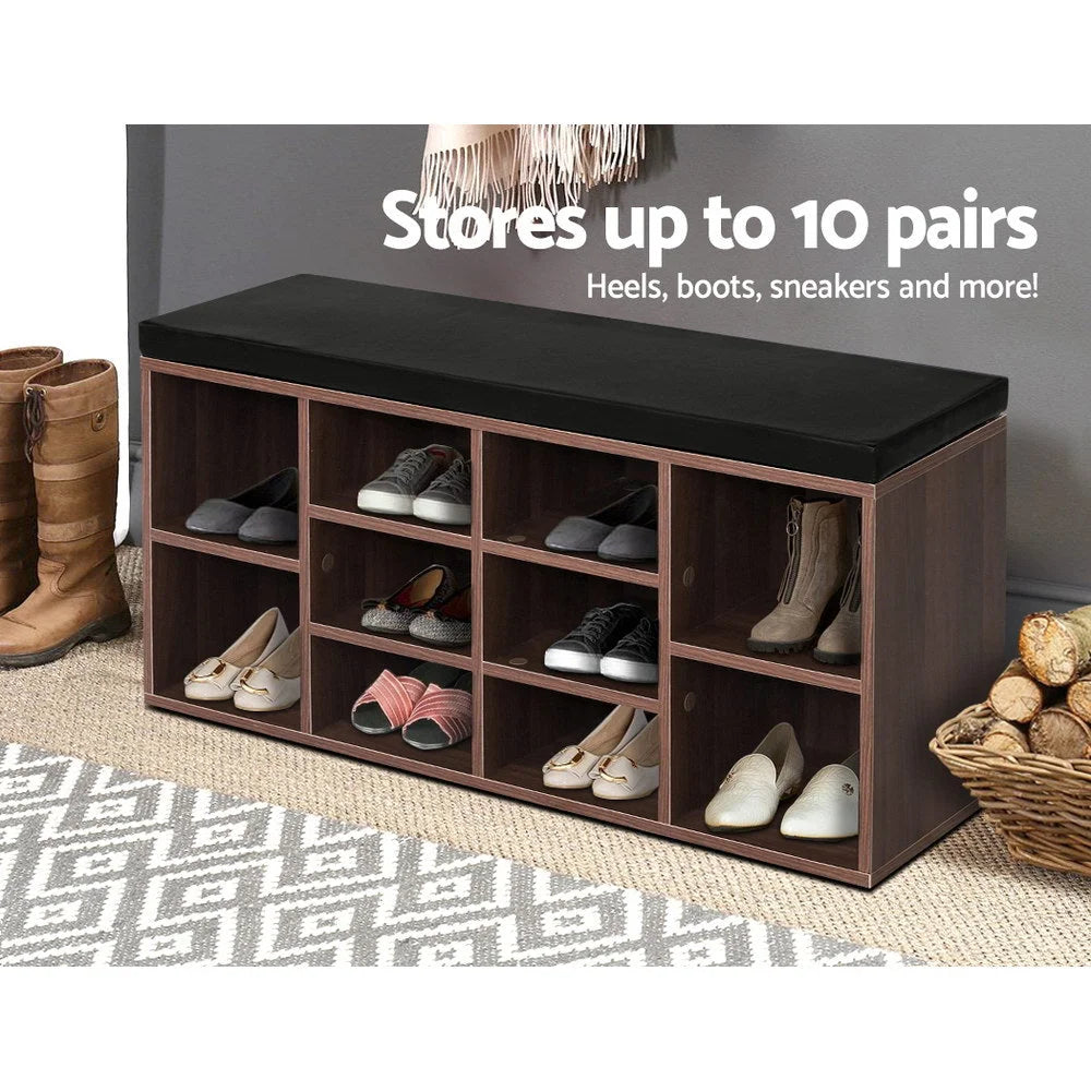 Shoe Cabinet Bench Shoes Storage Rack Organiser Shelf