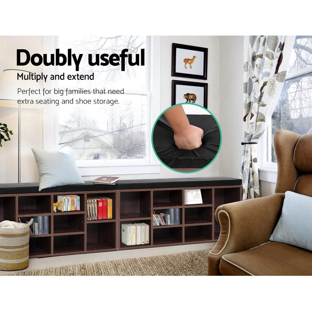 Shoe Cabinet Bench Shoes Storage Rack Organiser Shelf