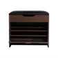 Storage cabinet with shoe organizer bench stool
