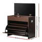 Shoe Cabinet Organizer Wooden Storage Bench Stool 12