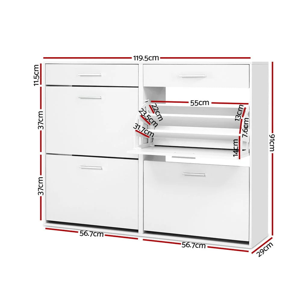Cabinet Storage Rack Organiser Pairs Shelf Drawer Cupboard White