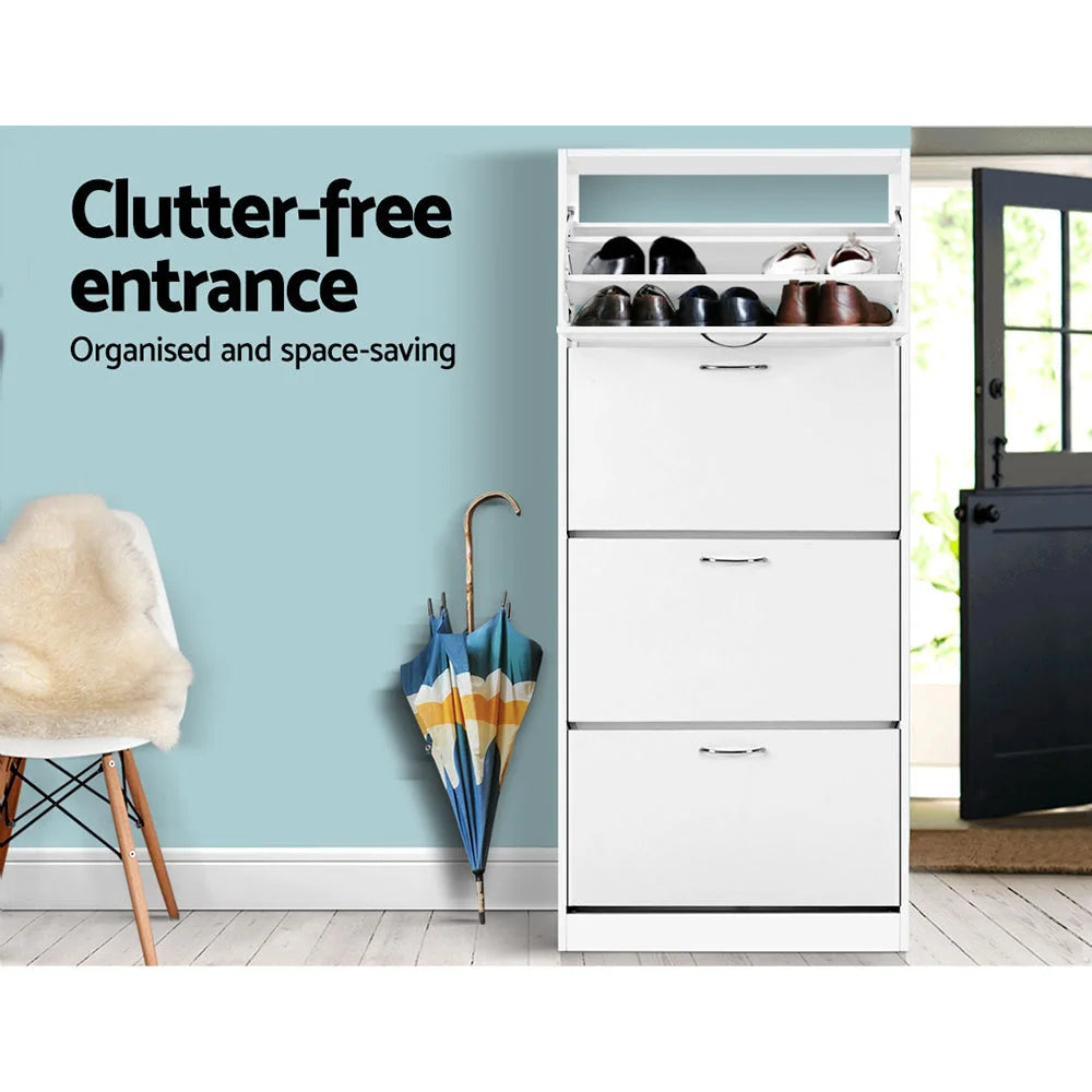 Shoe Cabinet Storage Rack Organiser 60 Pairs Shelf Cupboard