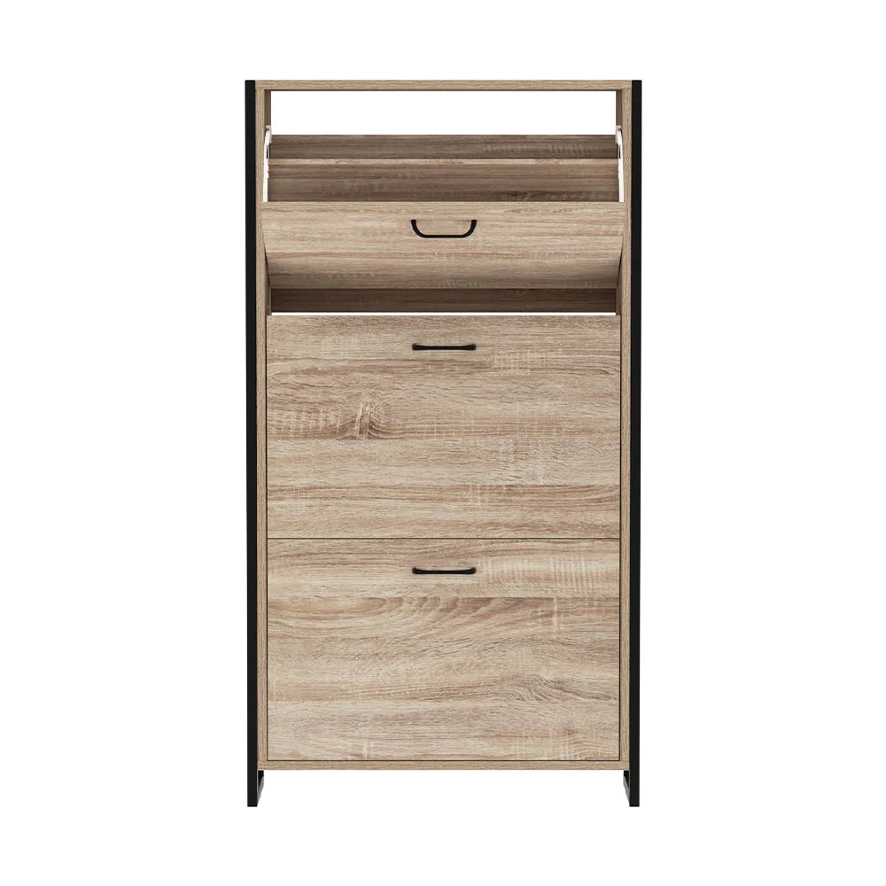 Shoe Cabinet Storage Rack Wooden Organiser Shelf Cupboard