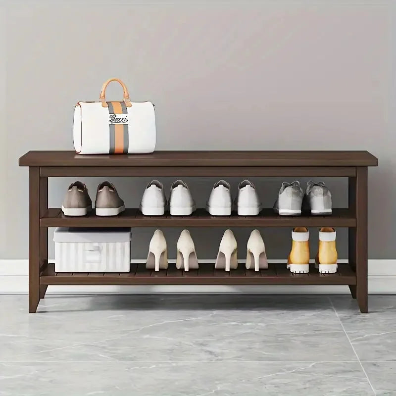 Shoe Changing Stool Rack - 70cm - Furniture