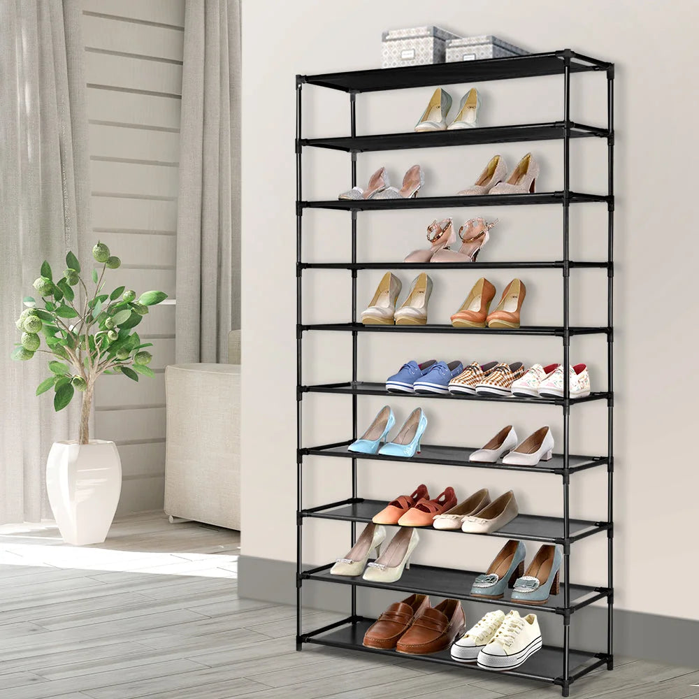Shoe Rack 10-Tier (50 Pair) Shoes Organiser DIY Stackable