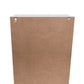 White storage rack with slim posts and mounting brackets