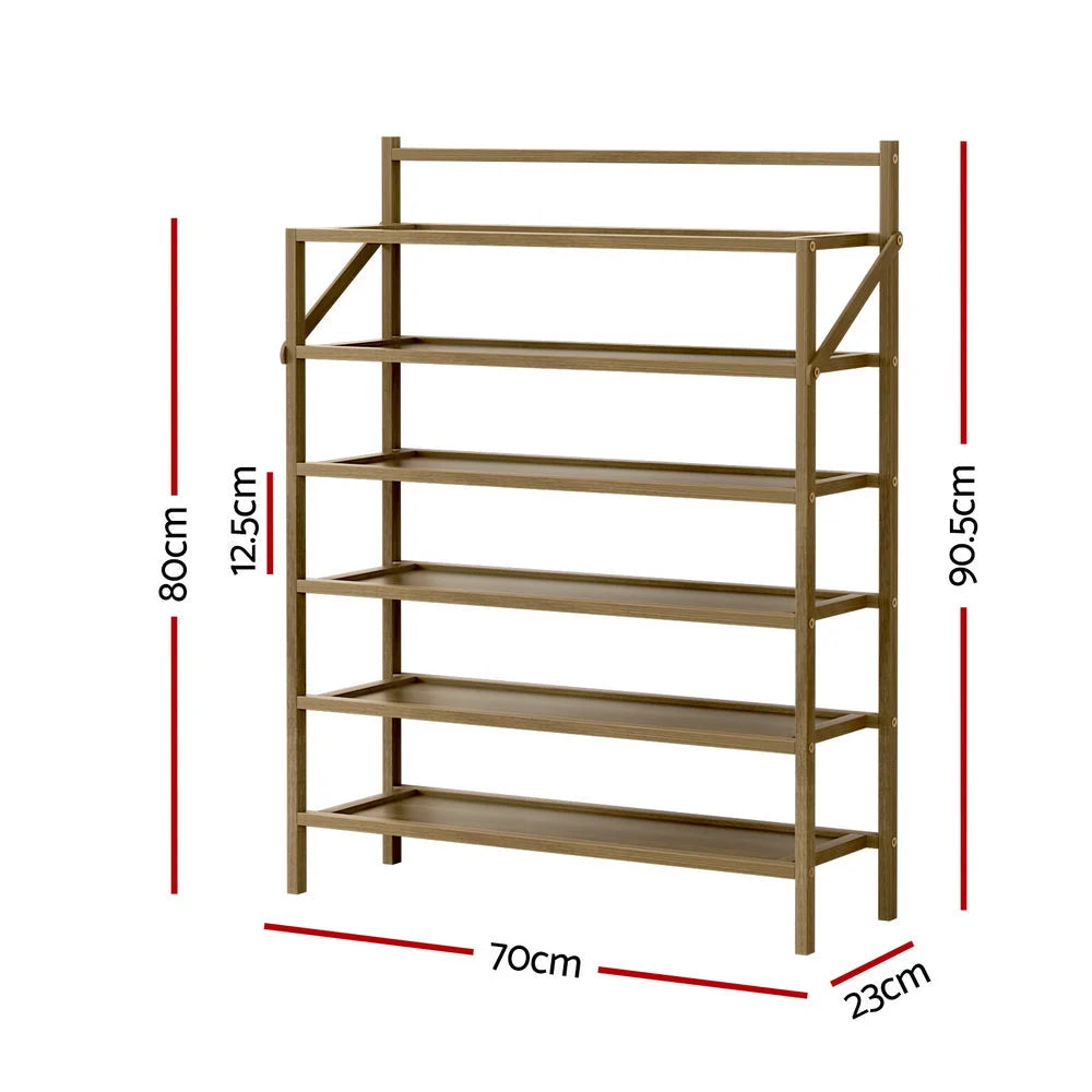 Shoe Rack 6-Tier Foldable - 18 Pairs - Furniture