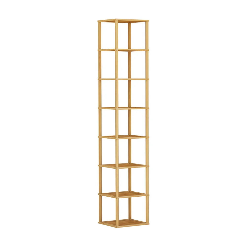Shoe Rack 8-Tier Stackable for 8 Pairs - Home & Garden
