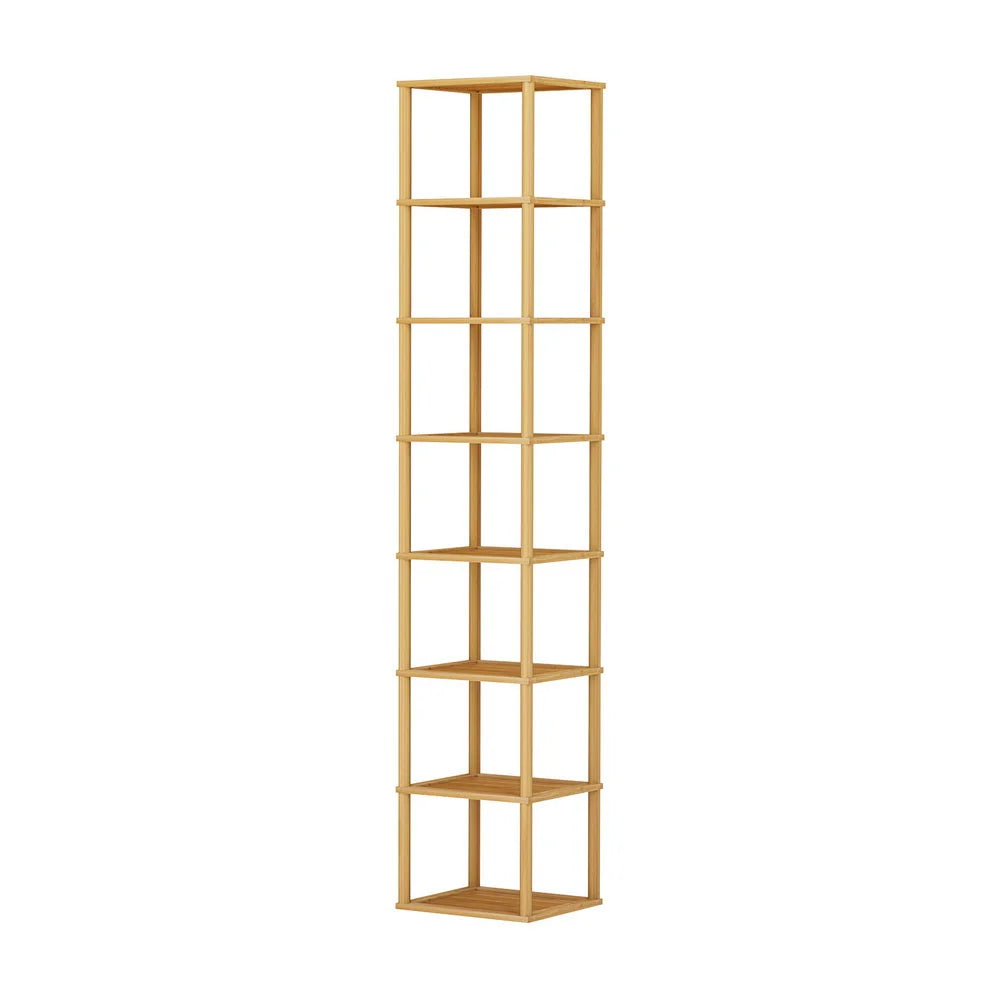 Shoe Rack 8-Tier Stackable for 8 Pairs - Home & Garden