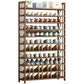 Bamboo wooden 8 shelf for household use