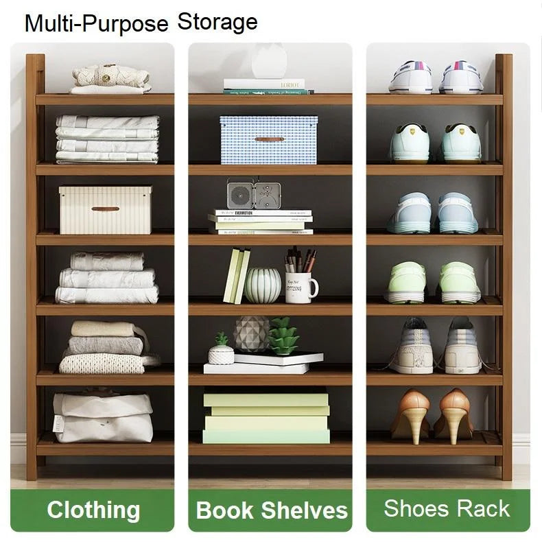 Shelf with shoe rack tier tower