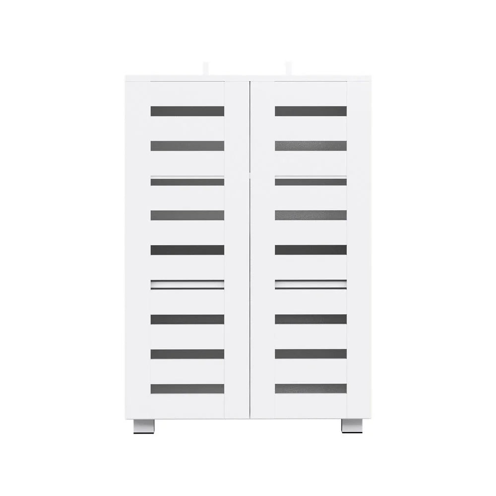 Shoe Rack Cabinet 20 Pairs 5-Tier White Alster - Furniture