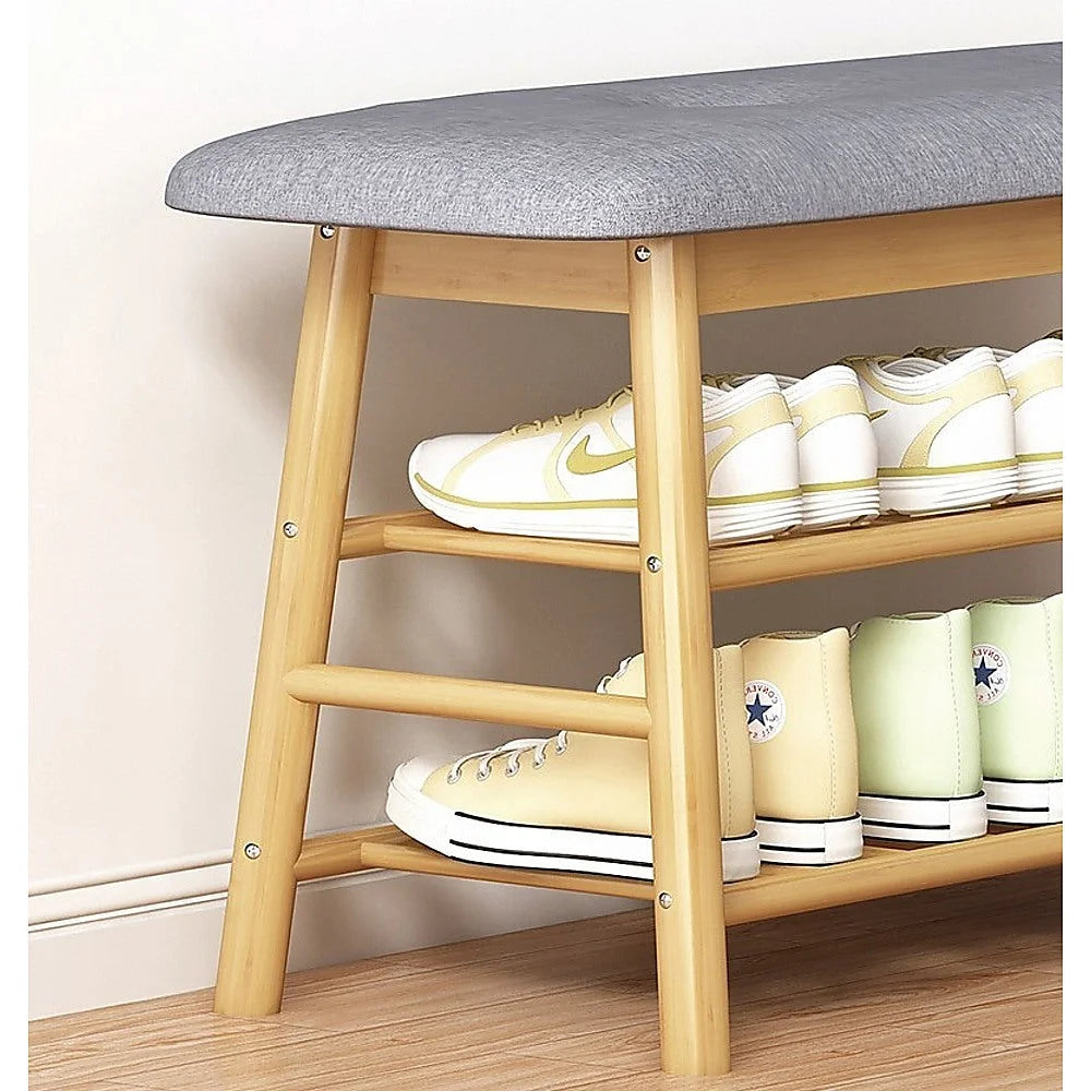 Shoe Stool Storage Rack Cabinet - Multifunctional Space