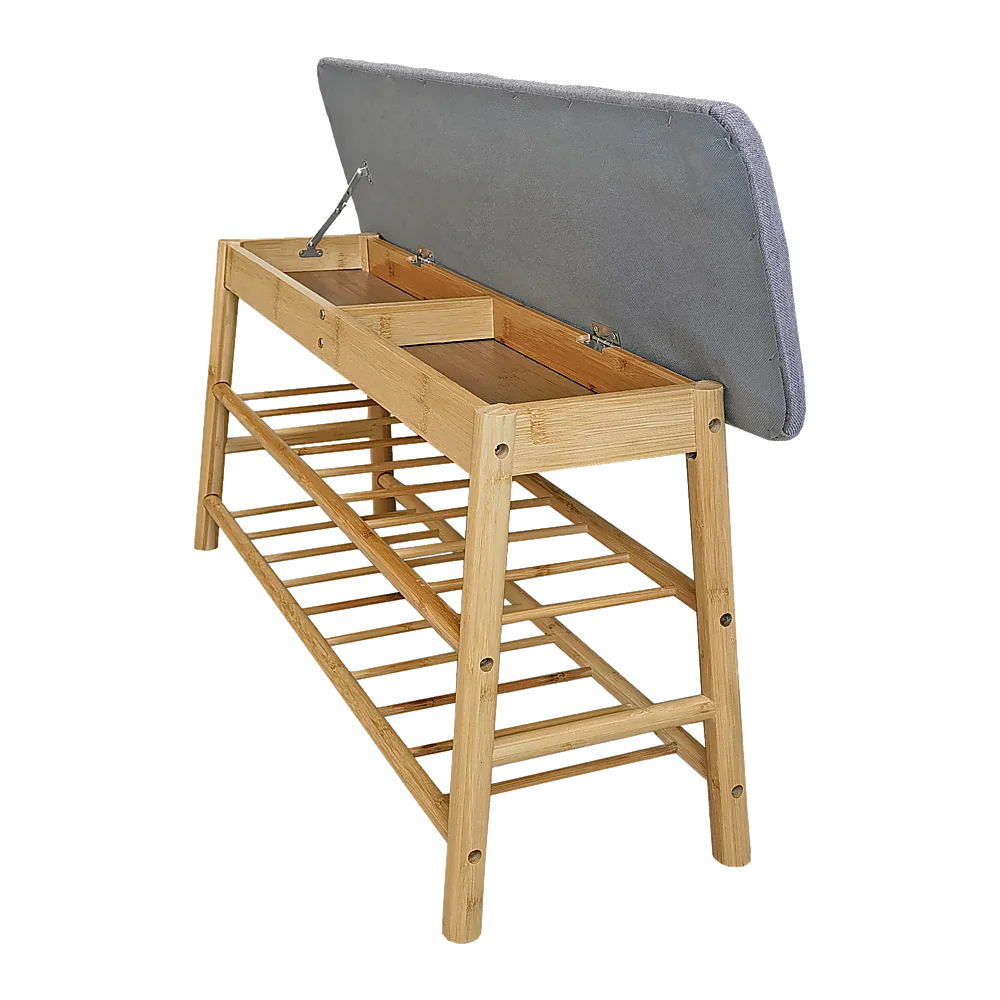 Shoe Stool Storage Rack Cabinet - Multifunctional Space