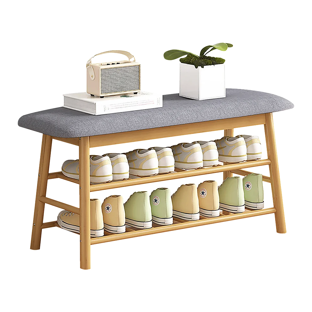 Shoe Stool Storage Rack Cabinet - Multifunctional Space