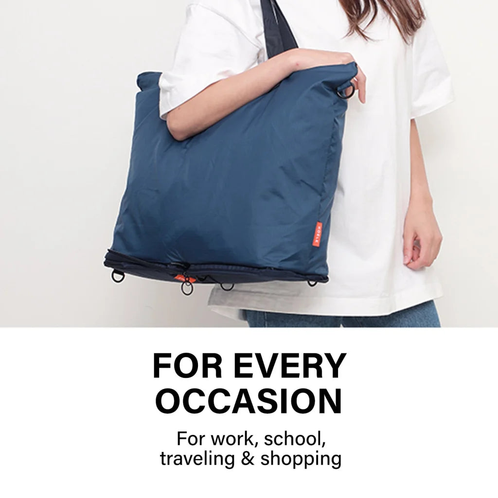 Shopper Tote Bag Foldable Travel Laptop Grocery KO-DUAL