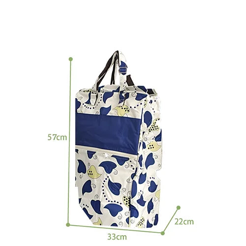 Shopping Trolley Cart Bag Foldable Wheels Carts Bags Market