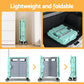 Green 75l storage trolley with drawer storage and towel rail