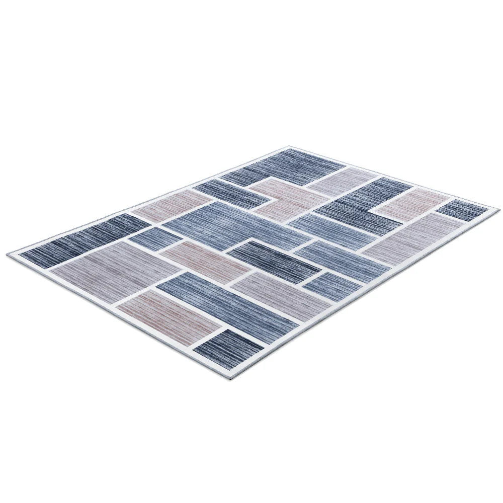 Floor rug with visible material texture