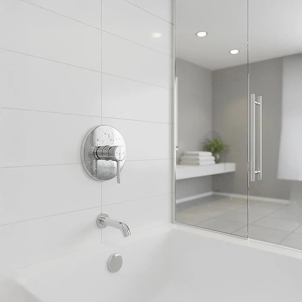 Shower Bath Mixer Tap Bathroom WATERMARK Approved - Chrome