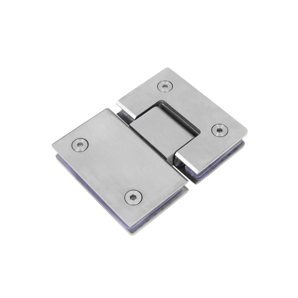 Shower Glass Door Hinge 180 Degrees Polished Chrome Finish
