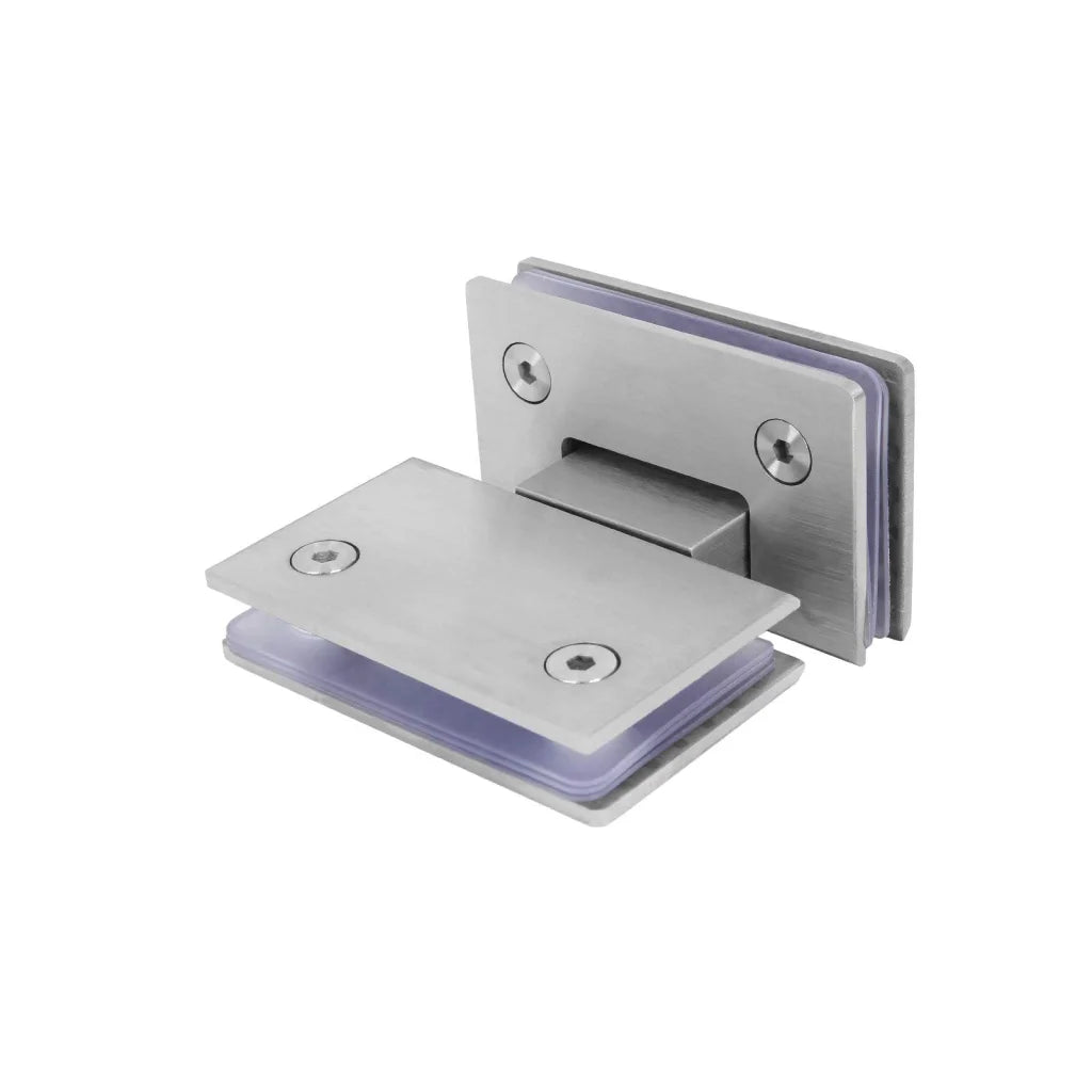 Shower Glass Door Hinge 180 Degrees Polished Chrome Finish