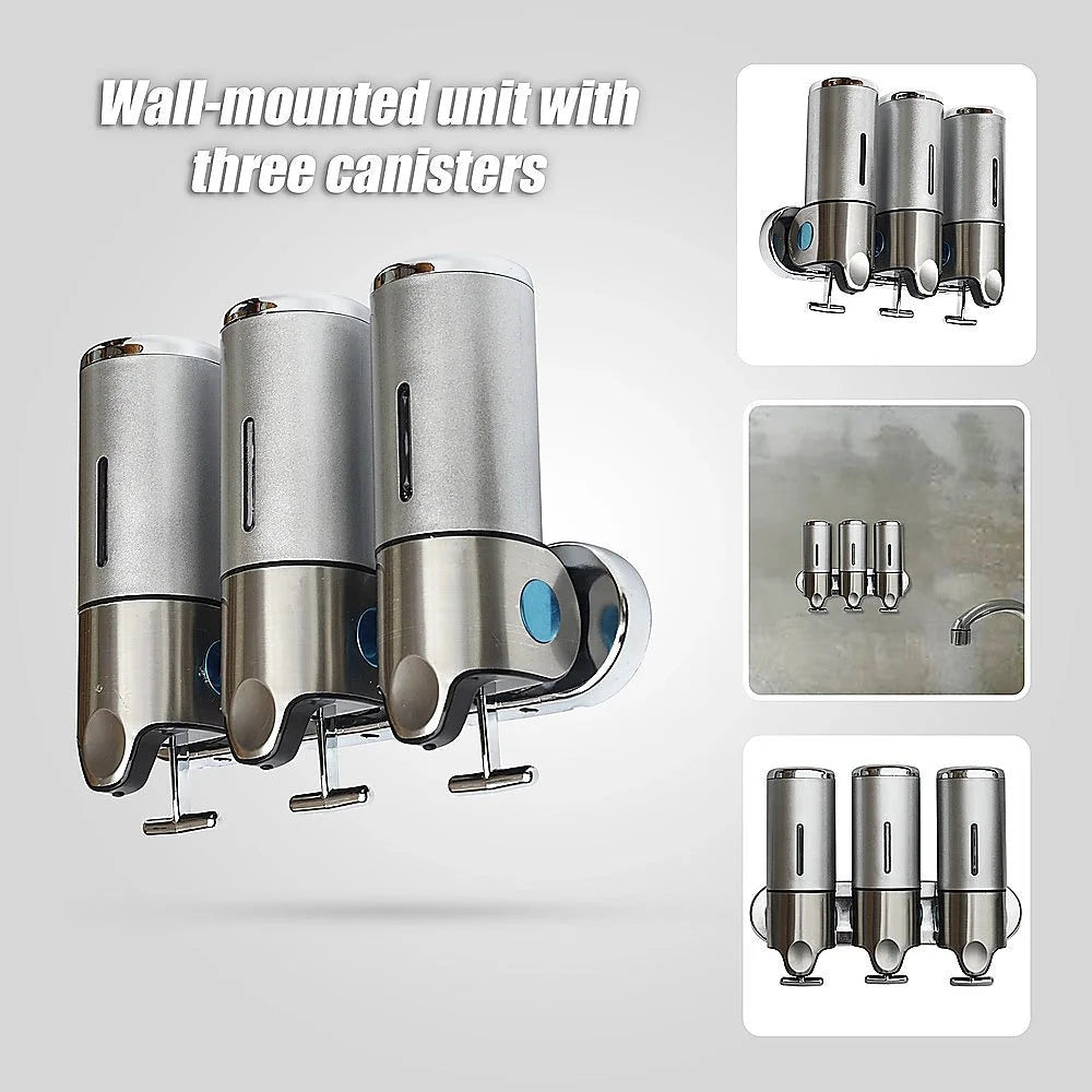 Shower Liquid Soap Dispenser 1500ml Bathroom Body Lotion