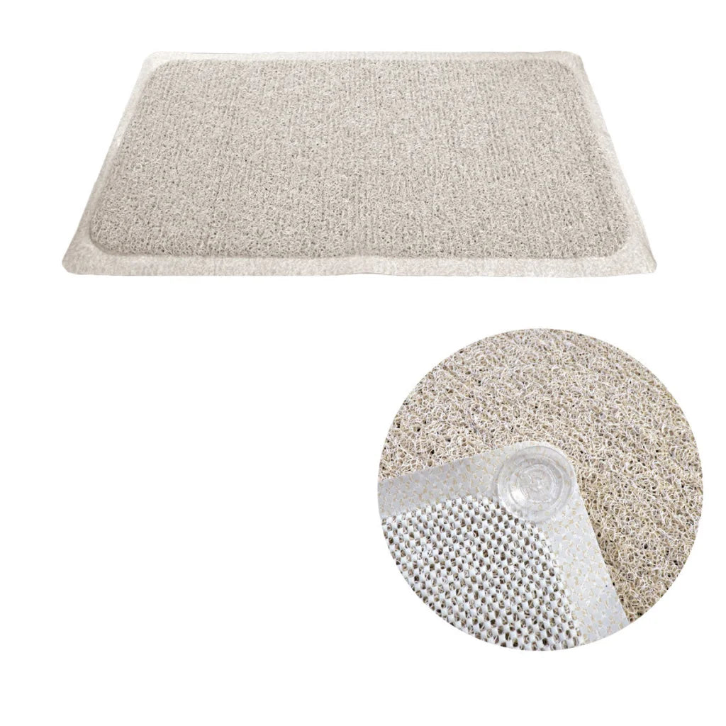 Shower Mat Loofah Cream - Home & Garden
