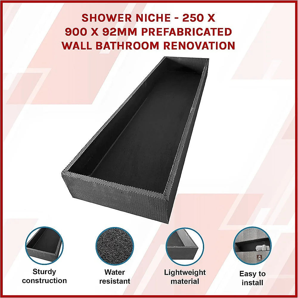 Shower Niche Prefabricated Bathroom Wall Renovation - 250 x