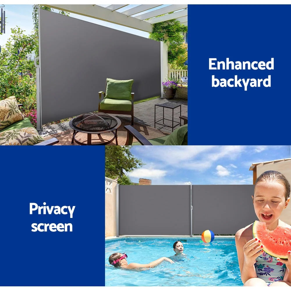 Side Awning Sun Shade Outdoor Blinds Retractable Screen