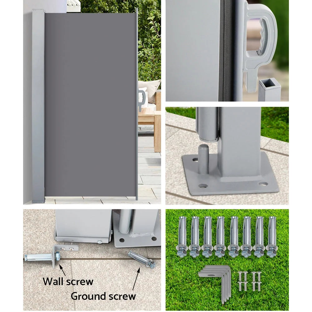 Side Awning Sun Shade Outdoor Blinds Retractable Screen