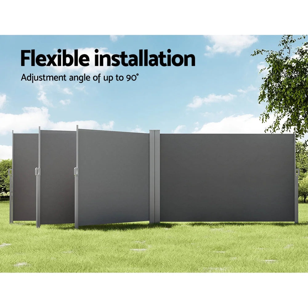 Side Awning Sun Shade Outdoor Retractable Privacy Screen